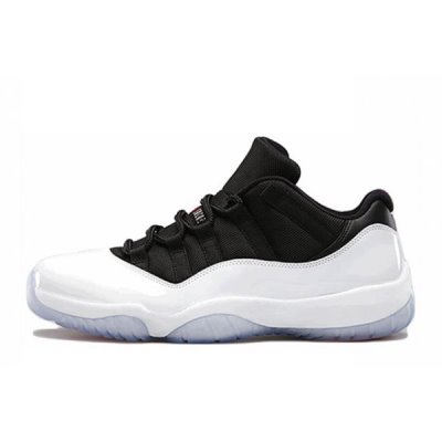 Nike Erkek Air Jordan 11 Retro Low Beyaz / Siyah / Kırmızı Basketbol Ayakkabısı Türkiye - XJURIKGF